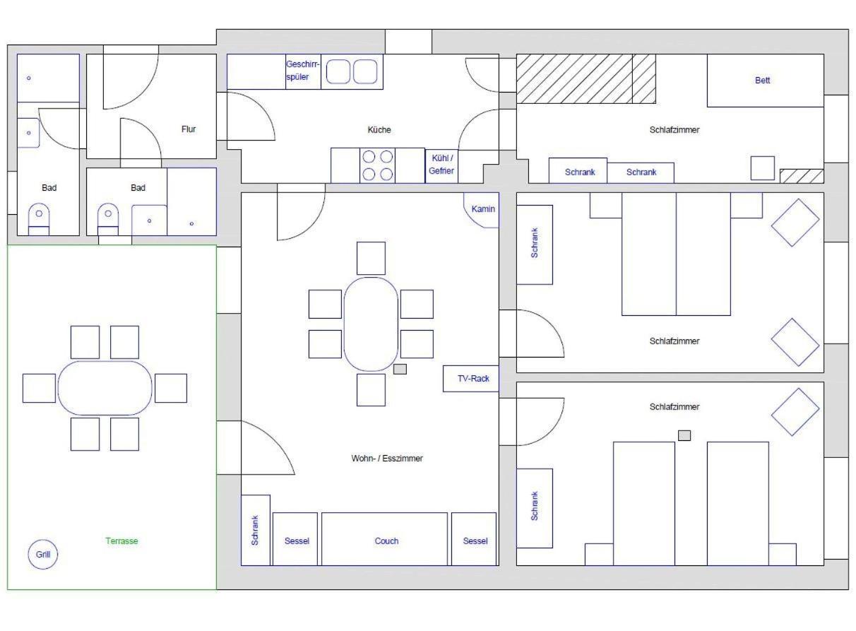 Ferienhaus _Erika_ Familie Meier Boldekow Ngoại thất bức ảnh
